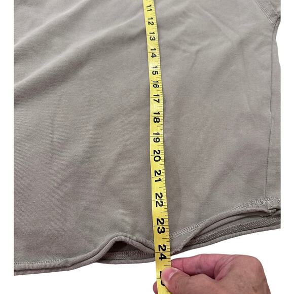 Natural Life Maia Light Gray Roll Hem Floral Oversized Boho Casual Sweatshirt XL - Picture 6 of 7